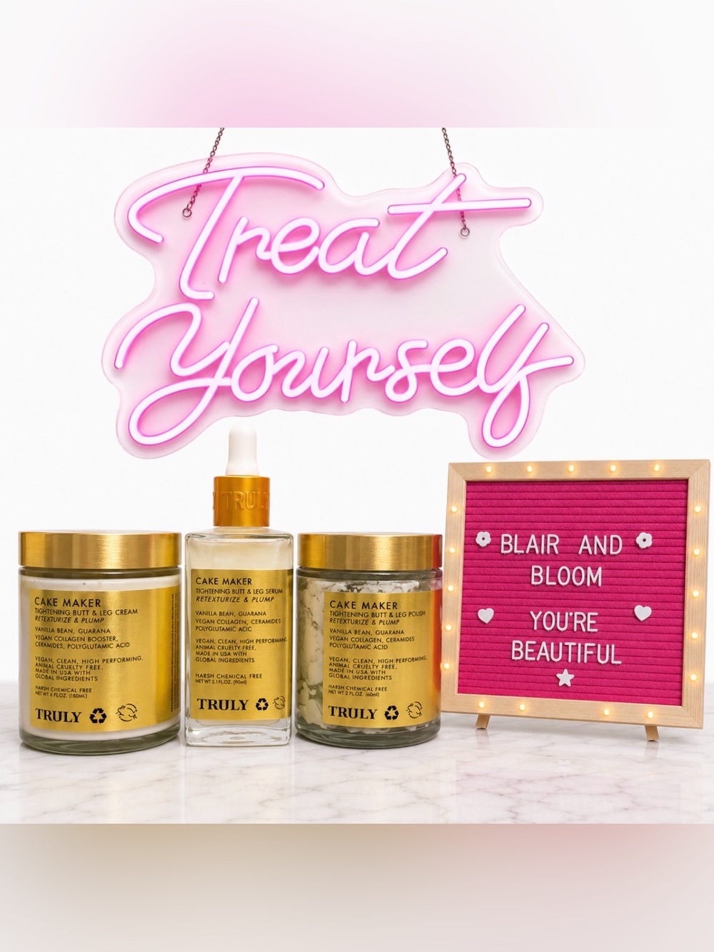 Truly Beauty Cake Maker Bundle with Limited Edition Gold Spoon